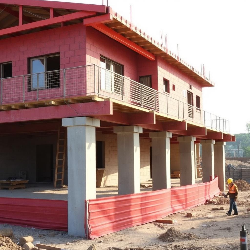 Construcții la roșu